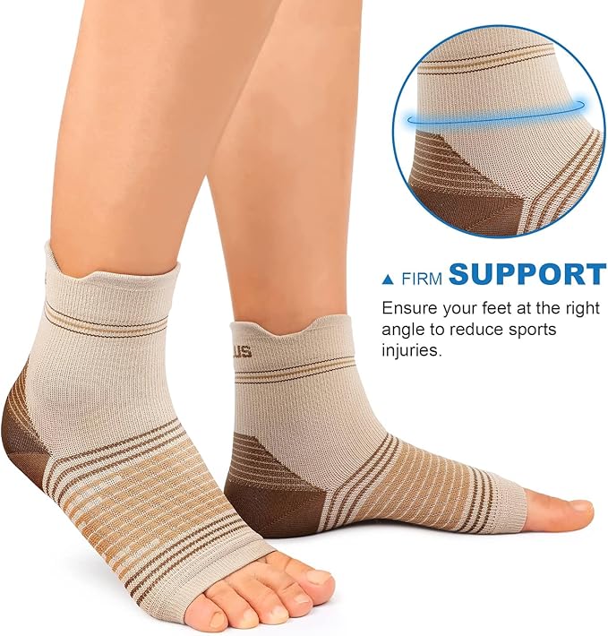 Plantar Fasciitis Sock for Men and Women, Compression Foot Sleeves - Image 4