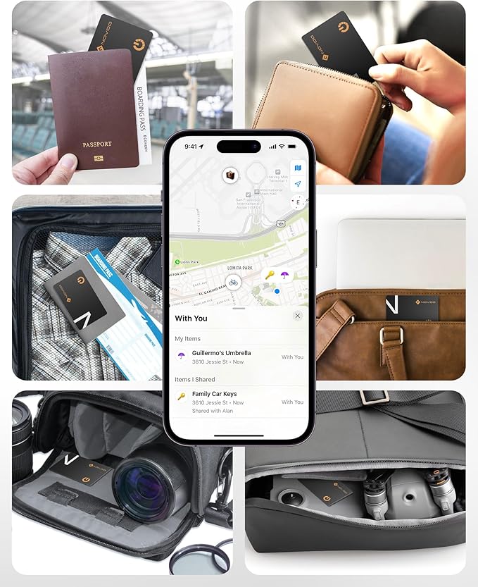 NOVOO Air Locator Tag Wallet Tracker Card - Image 8