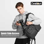 Cwatcun Camera Backpack Waterproof Camera Bag - Image 7