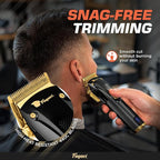 Fagaci Professional Hair Clippers, Hair Scissors & Hair Trimmer Extremely Sharp, Hair Shears, Turbo Power Cordless Hair Clippers & Hair Trimmer Set