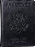 TIGARI Passport Holder for Travel Women Men, PU Leather Passport Wallet Cover by TIGARI