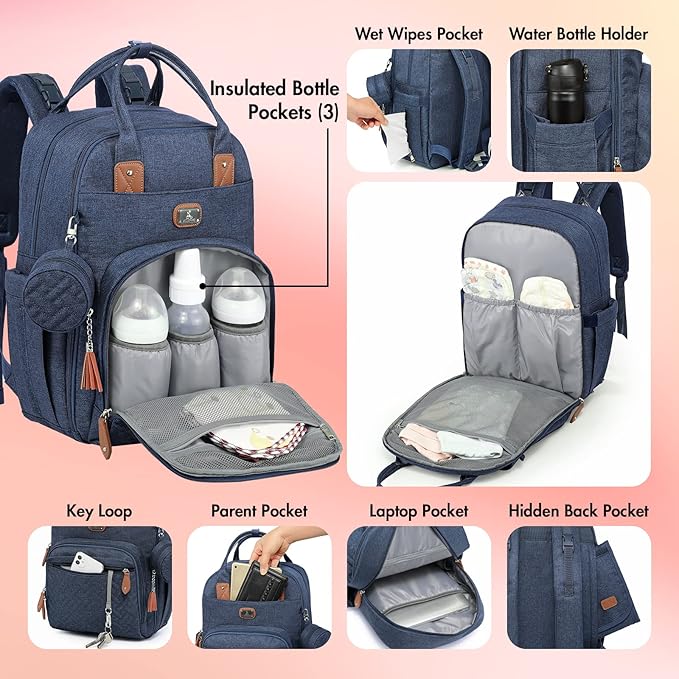Dikaslon Diaper Bag Backpack - Image 4