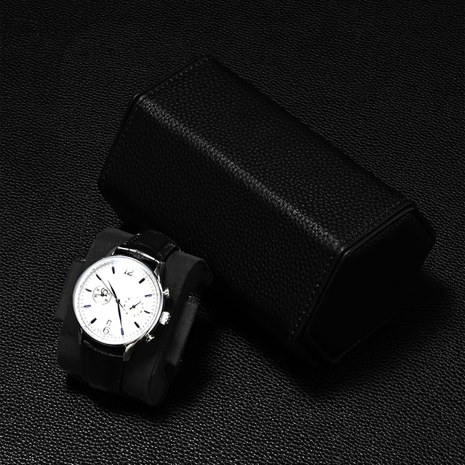 Oirlv Luxury Hexagonal Leather Watch Travel Case Watch Organizer Case - Image 5