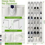 Unjumbly Over the Door Shoe Organizer - Image 2