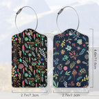 Abstract Small Flowers Luggage Tags - Image 2