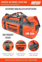 big duffle bag equipment duffle bag large waterproof luggage extra large duffle - Image 2