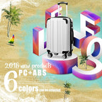 Coolife Luggage Expandable Suitcase PC+ABS Spinner 20in 24in 28in Carry - Image 2