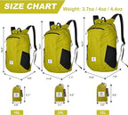 4Monster Hiking Daypack, Water Resistant Lightweight Packable Backpack - Image 3