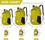 4Monster Hiking Daypack, Water Resistant Lightweight Packable Backpack - Image 3