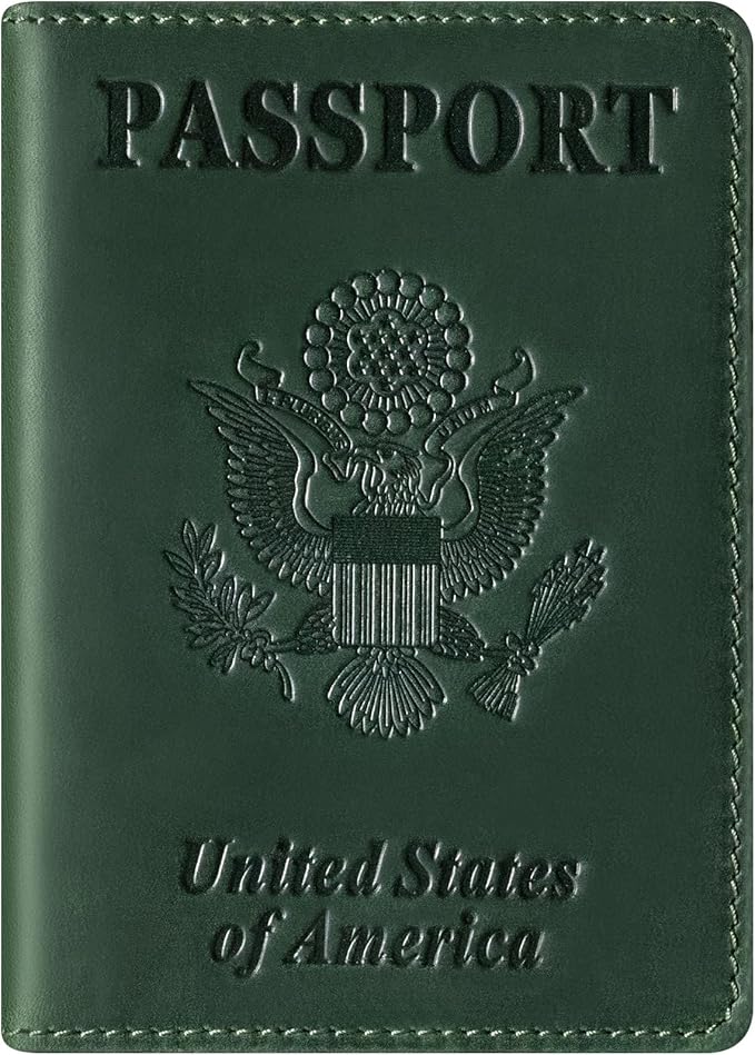 BIAOTIE Premium Leather Passport Holder Covers, Rfid Travel Wallet Passport by BIAOTIE