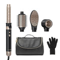 Infiniti PRO CONAIR Wet-to-Dry Styling Wand, Multi Hair Styling Tool for Curls, Waves, Blowouts, and Volume, 4 Attachments & Storage Bag, Amazon Exclusive, Black