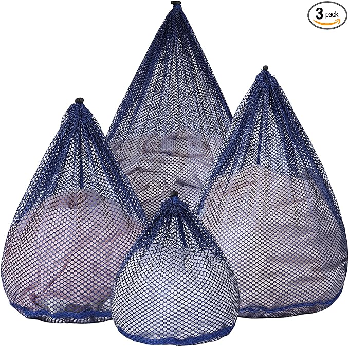 4Pcs Mesh Laundry Bags Washing Machine Mesh Wash Bags by OKAKA