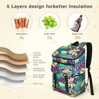 Cooler Backpack Soft Insulated Leak Proof 30 Cans Insulated Backpack Cooler - Image 5