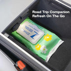 Zoviro Hand Sanitizer Wipes, Jasmine Essential Oils, 100% Viscose Ultra-Soft - Image 7