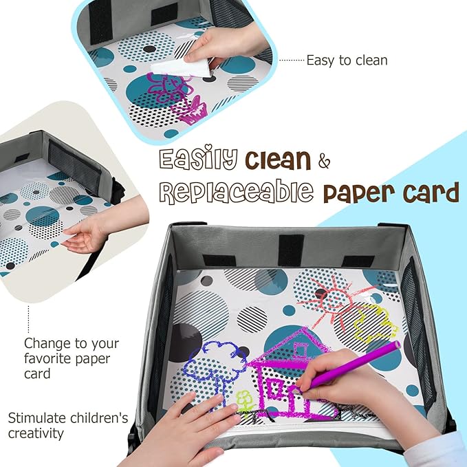 Car Seat Organizer Kids Travel Tray - Image 4