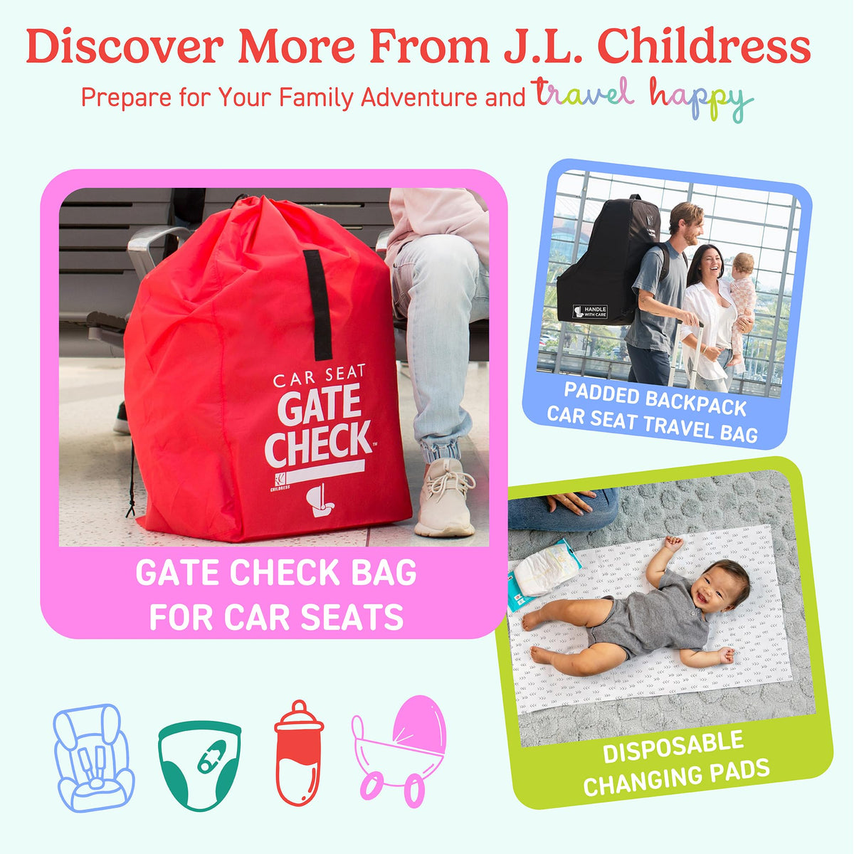 Universal Stroller Travel Bag (X-Large PLUS / Unpadded)