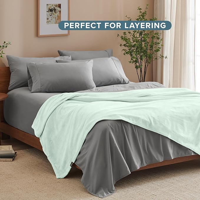 Bare Home Fleece Blanket - Image 7