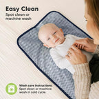 KeaBabies Portable Diaper Changing Pad, Easy Wipe Clean - Image 7