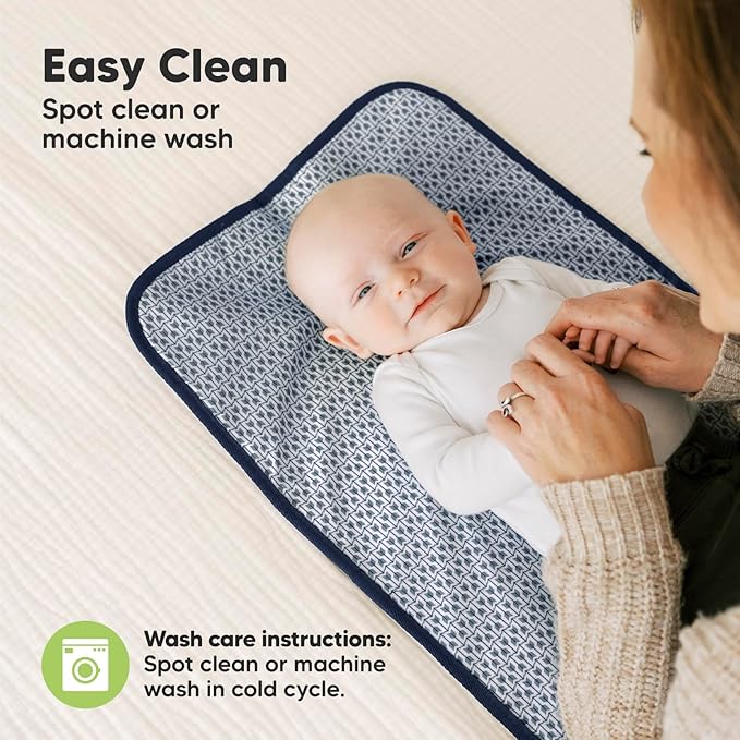 KeaBabies Portable Diaper Changing Pad, Easy Wipe Clean - Image 7