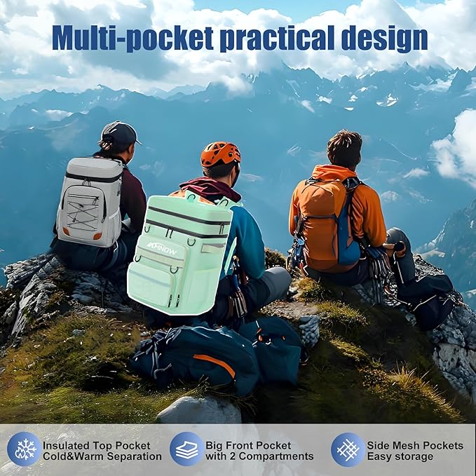 Backpack Cooler Insulated Leak Proof - Image 3