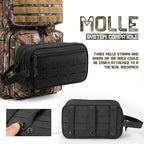 QT&QY Tactical Toiletry Bag For Men Hygiene Bag EDC Military Tool Molle Pouches - Image 5