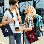 PAVILIA Travel Blanket and Pillow, Arms Opening Airplane Blankets - Image 9