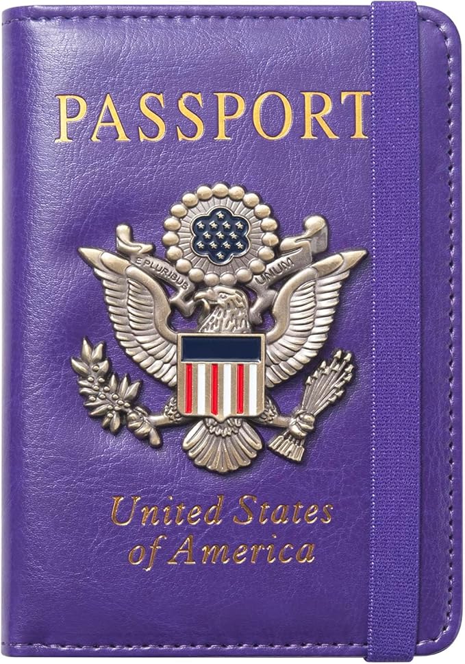 Passport Holder for Travel Passport Cover for Men Passport Wallet Case by Familiescancome