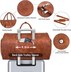 Garment Bag for Travel, Convertible Carry on Garment Duffel Bag for Men 3Pcs - Image 4
