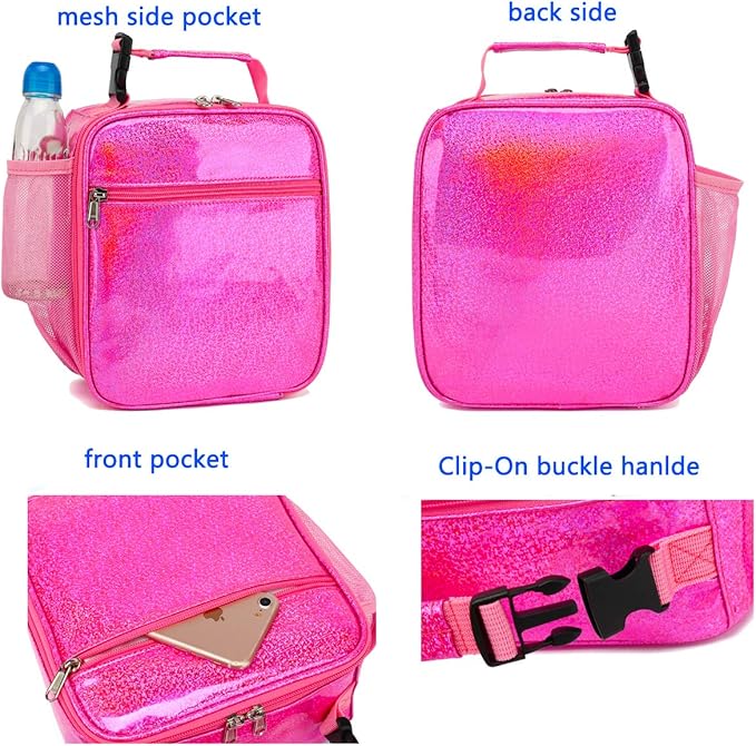 FlowFly Kids Lunch box Insulated Soft Bag Mini Cooler Back to School Thermal - Image 4