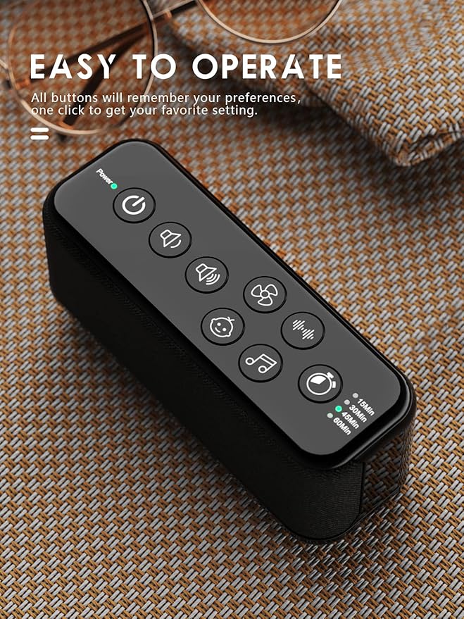 Portable White Noise Machine for Adults & Kids, 42 Soothing Sounds, - Image 5