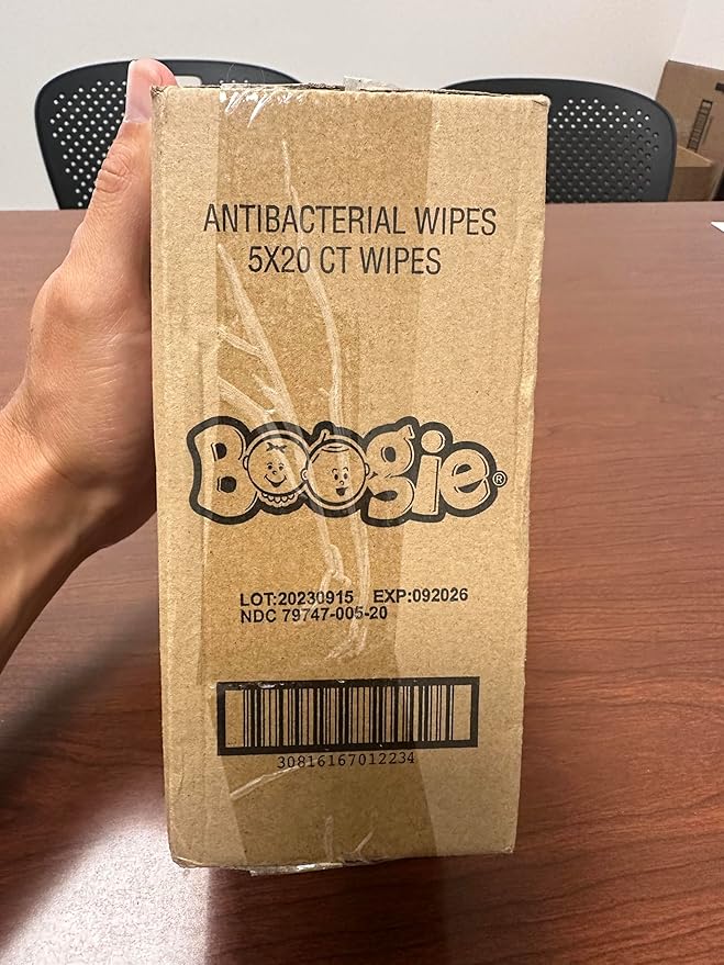 Boogie Antibacterial Hand Wipes by Boogie, Alcohol Free, Hypoallergenic and - Image 9