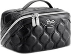 Travel Makeup Bags for Women Cosmetic Bag: Puffy Make up Bags Set of 3 by BOYATU