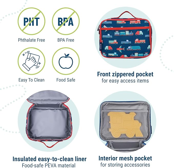Wildkin Kids Insulated Lunch Box – Durable and Reusable - Image 4