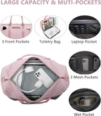Women Weekender Travel Duffle Bag: Travel Duffel Overnight Bags - Image 2