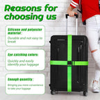 Weewooday 8 Pcs Luggage Straps Suitcase Tags Set - Image 4