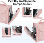 Narwey Hanging Toiletry Bag for Women Travel Makeup Bag Organizer Toiletries - Image 3