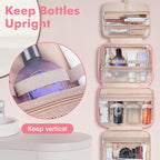 Wedama Toiletry Bag for Women, Large Cosmetic Travel Bag, Hanging Toiletry Bag - Image 4