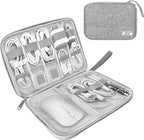 Electronics Organizer Travel Case, Electronic Accessories Storage Bag, Portable by Lcsmaokin