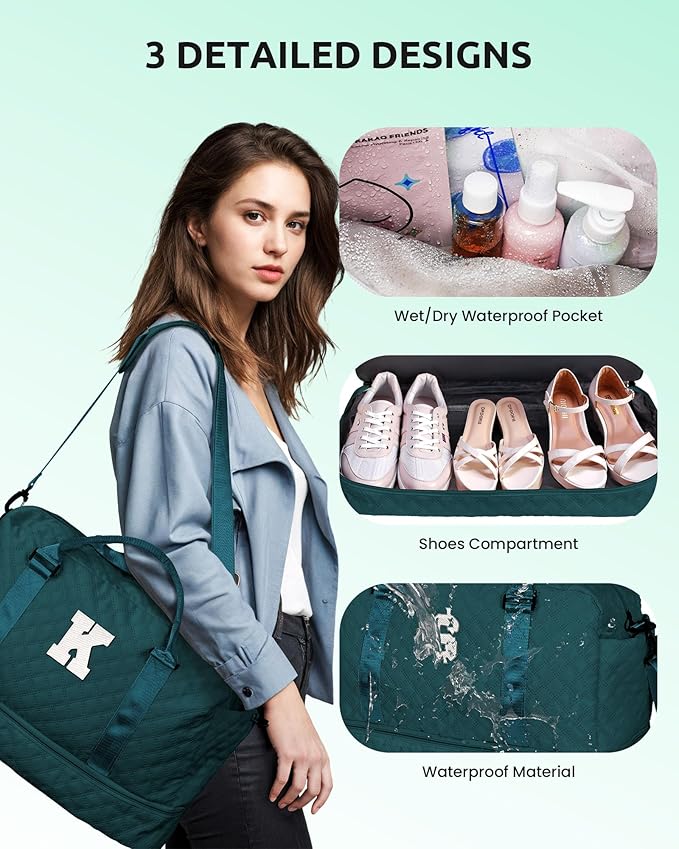 Teenage Girl Gifts 8-10-Initial Travel Bag - Image 7