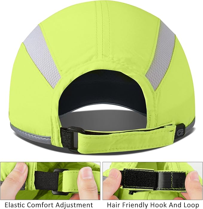GADIEMKENSD Reflective Folding Outdoor Hat Unstructured Design UPF 50+ Sun - Image 3