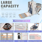 42L Travel Laptop Backpack, Expandable Carry-on Luggage, Anti-Theft Business - Image 3