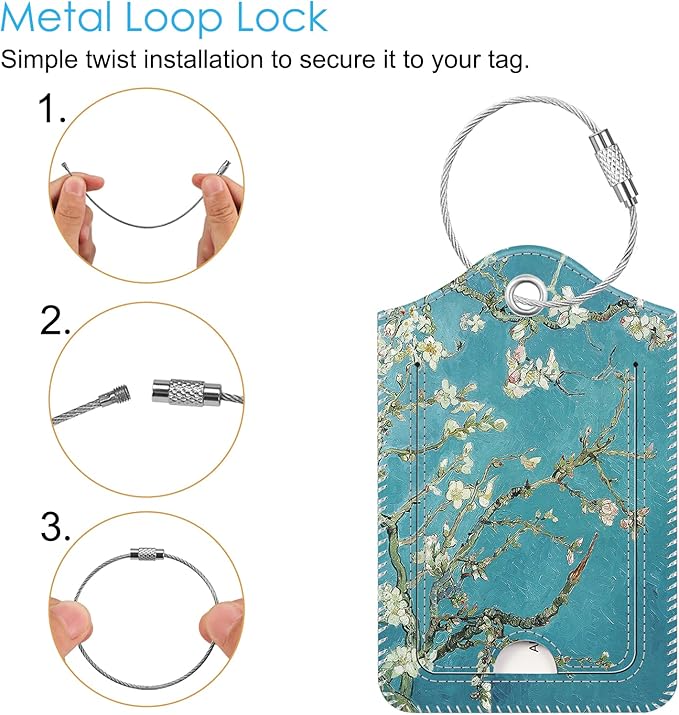 Fintie Luggage Tags, Privacy Cover ID Label - Image 2