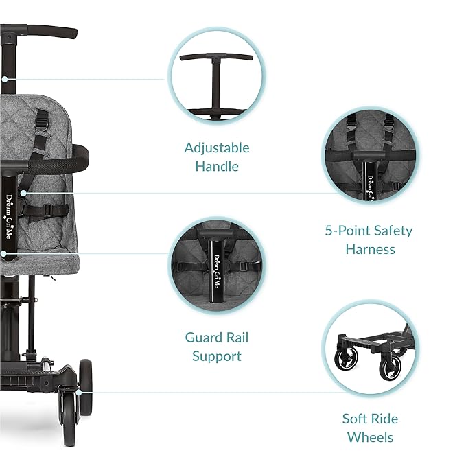 Dream On Me Lightweight And Compact Coast Rider Stroller - Image 4