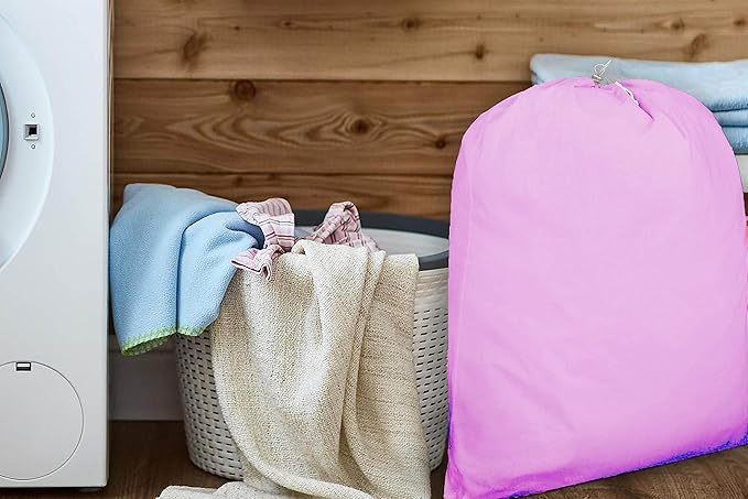 Urban Villa Laundry Bag Canvas|Dirty Clothes Travel Laundry Bag|Machine - Image 6