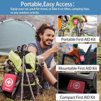 Premium First Aid Kit with Labelled Compartments, Emergency Survival Kit - Image 6