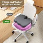 Benazcap Large Seat Cushion for Office Chair Memory Foam Coccyx Pain Relief - Image 3