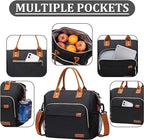 Black Lunch Box for Women Insulated Lunch Bag for Work - Image 2
