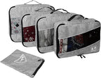 5 Set Packing Cubes for Travel Large Suitcase Luggage Organizer Bags Travel - Image 3