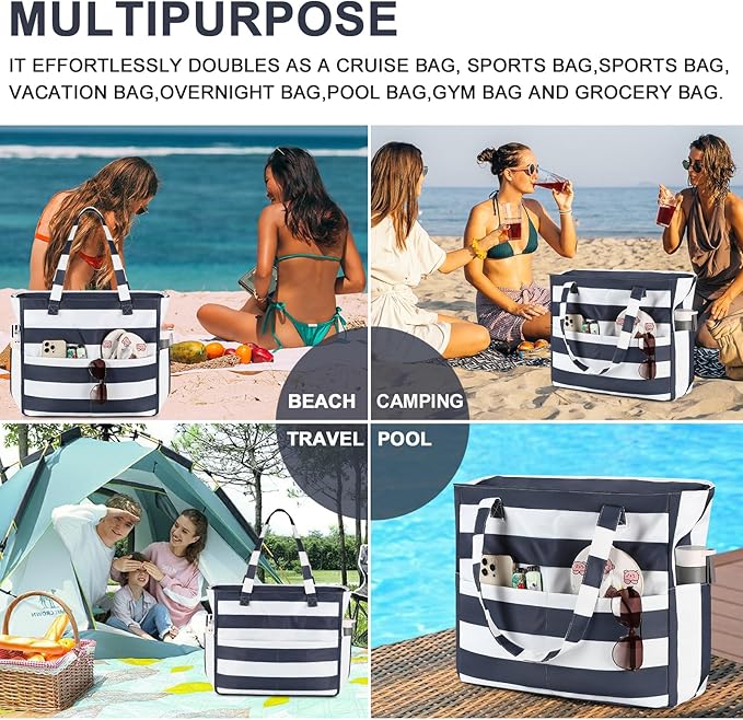 Waterproof Beach Tote Pool Bags - Image 4