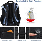 VANKEAN Travel Laptop Backpack 17.3 Inch TSA Friendly, Water-Repellent Anti - Image 5